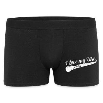 I Love My Uke - Men's Boxer Shorts - black - Front