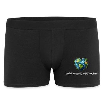 Protégez notre planète blanche - Boxer Homme - noir - Devant