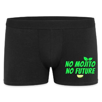 mojito, cocktail, fan de mojito, rhum - Boxer Homme - noir - Devant