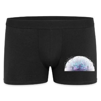 Cybercity - Ville dans la lumière - Boxer Homme - noir - Devant
