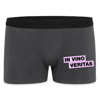 In Vino Veritas - Boxer Homme - charbon - Devant