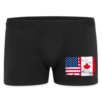 Stars and Maple Banner - Men's Boxer Shorts - black - Front