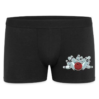 Bowling Strike - Men's Boxer Shorts - black - Front