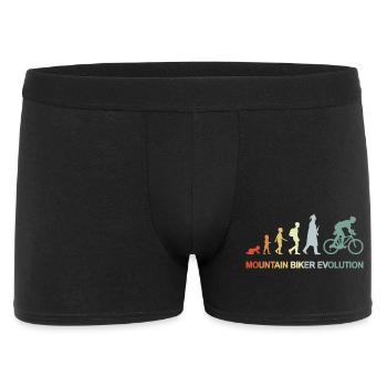 Mountain Biker Evolution - Men's Boxer Shorts - black - Front