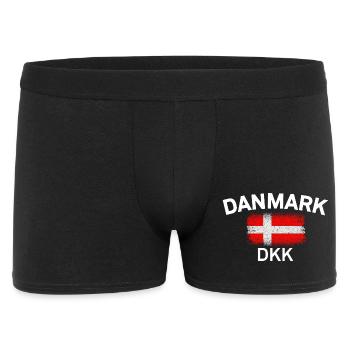 Danish Flag Grunge Nordic Pride - Men's Boxer Shorts - black - Front