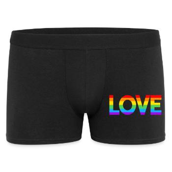 Rainbow love, love for everyone - Men's Boxer Shorts - black - Front
