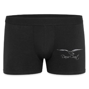 Möwe - DarssCoast Möwen Collection - Männer Boxer Shorts - Schwarz - Vorne