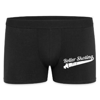 80s roller skating - Men's Boxer Shorts - black - Front