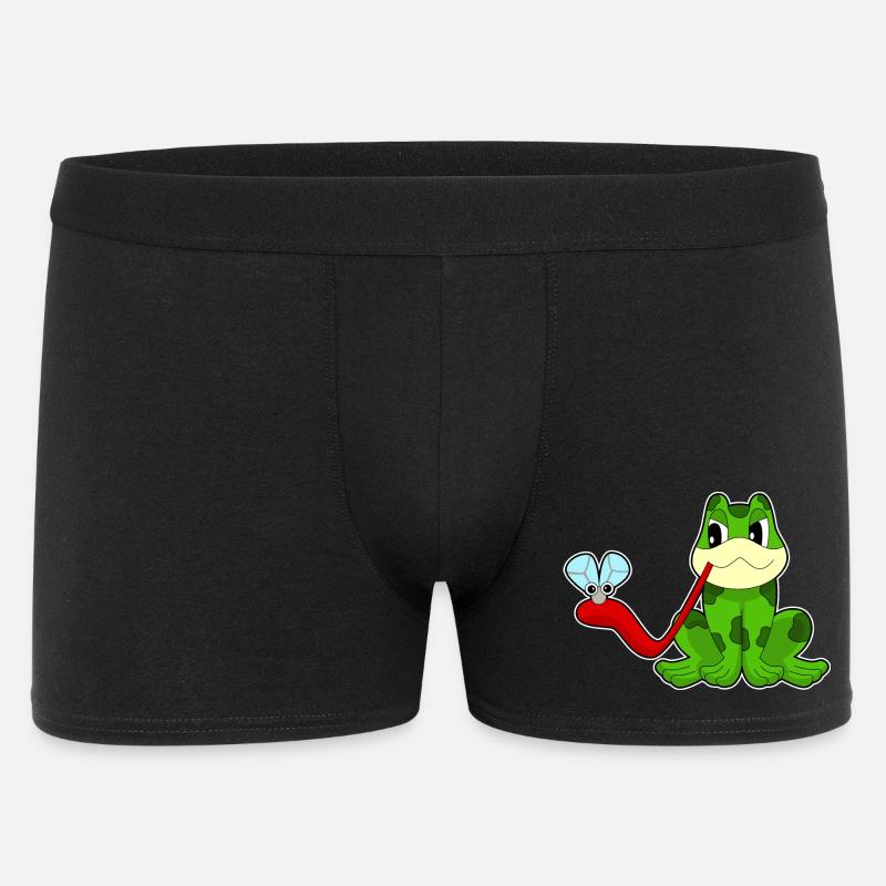 Frosch Fliege - Männer Boxer Shorts - Schwarz