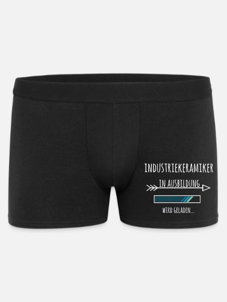 Industriekeramiker Ausbildung Beruf Geschenk - Männer Boxer Shorts - Schwarz