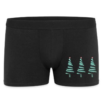 HAPPY NEW YEAR. SAINT SYLVESTER. NEW YEAR - Men's Boxer Shorts - black - Front