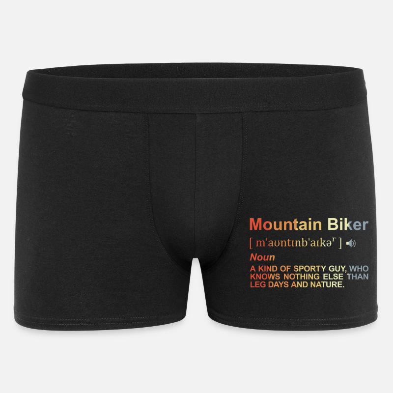 Mountainbiker Definition - Männer Boxer Shorts - Schwarz