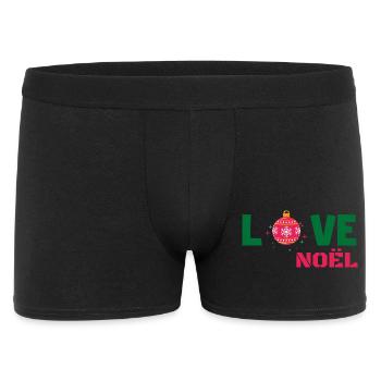 Love Noël - Boxer Homme - noir - Devant