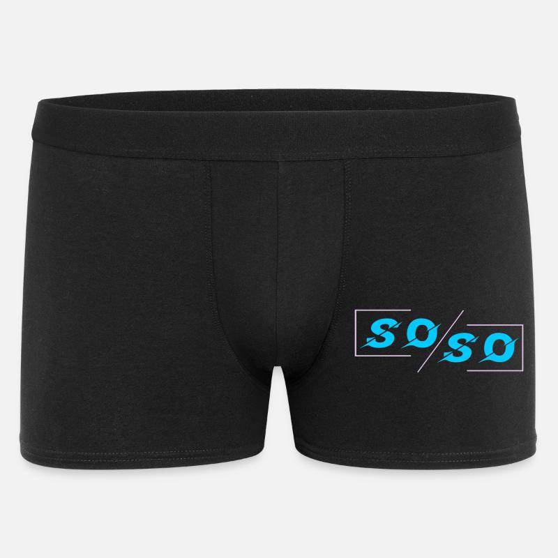 Soso - Männer Boxer Shorts - Schwarz