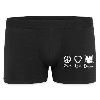 Tambours d’amour de paix - Boxer Homme - noir - Devant