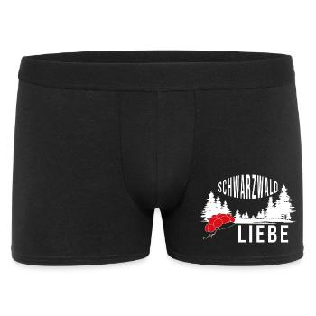 Schwarzwald Liebe - Männer Boxer Shorts - Schwarz - Vorne