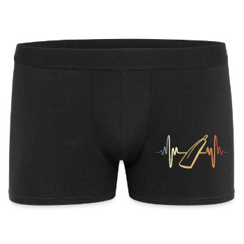 Cricket bat heart palpitations ECG - Men's Boxer Shorts - black - Front