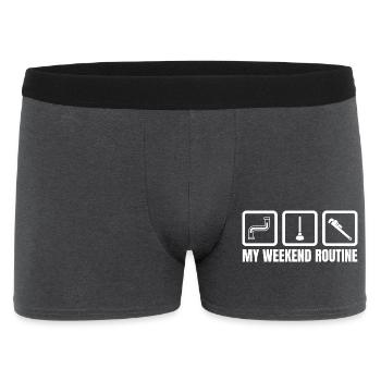 Week-end de l’installateur - Boxer Homme - charbon - Devant