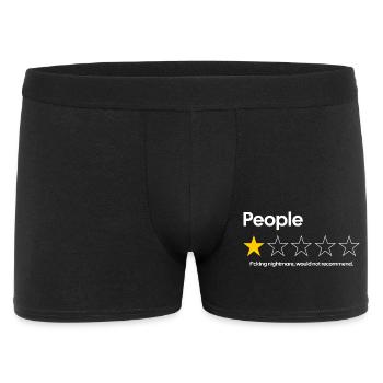 People – 1 Star Review | Nightmare - Men's Boxer Shorts - black - Front