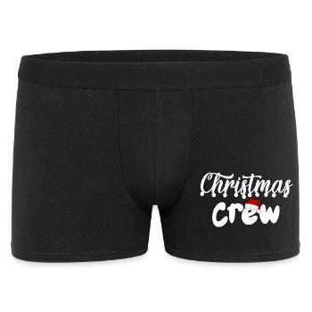 Christmas Crew family 2024 - Men's Boxer Shorts - black - Front