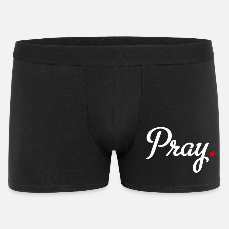 pray - Men's Boxer Shorts - black