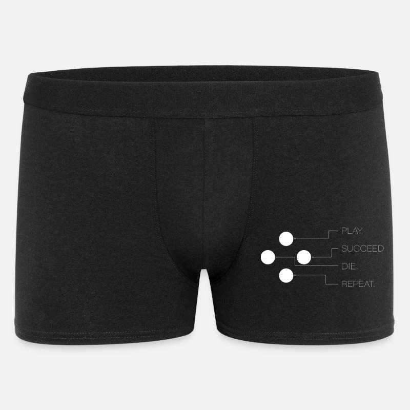 Cadeau de jeu, T-Shirt de jeu, Console de jeu - Boxer Homme - noir