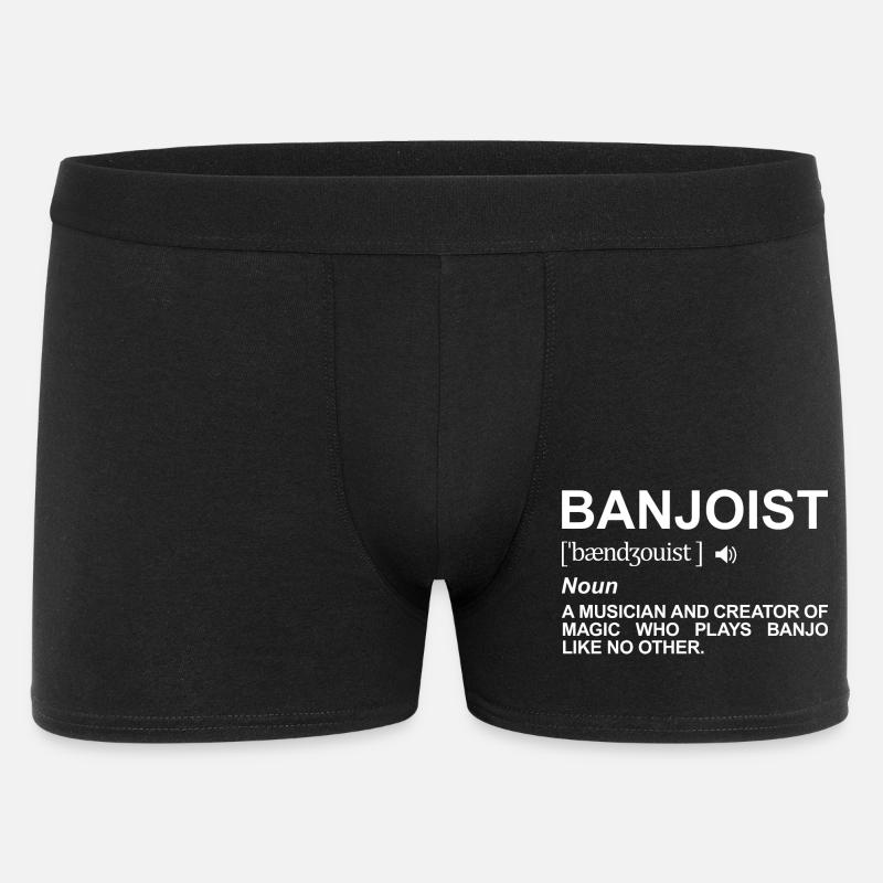 Banjospieler Definition - Männer Boxer Shorts - Schwarz