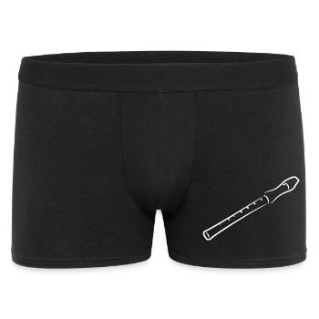 Croquis de flûte - Boxer Homme - noir - Devant