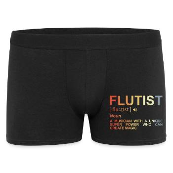 Flutist meaning - Men's Boxer Shorts - black - Front