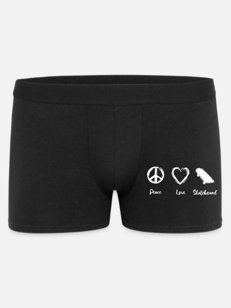 Planche à roulettes Peace Love - Boxer Homme - noir