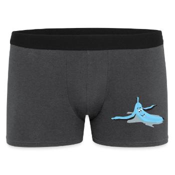 Oeil glissé banane - Boxer Homme - charbon - Devant