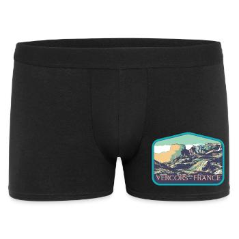 Vercors Regional Nature Park: Majestic Nature - Men's Boxer Shorts - black - Front