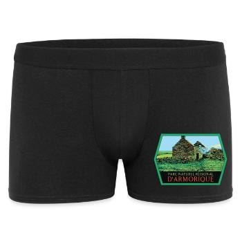 Armorique Nature Authentique Regional Nature Nature Park - Men's Boxer Shorts - black - Front