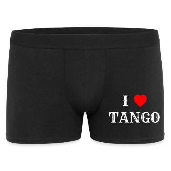 I Love Tango - Men's Boxer Shorts - black - Front