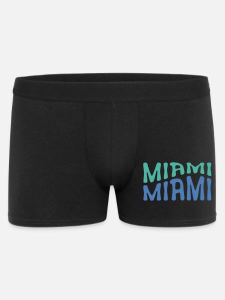 Miami - Männer Boxer Shorts - Schwarz