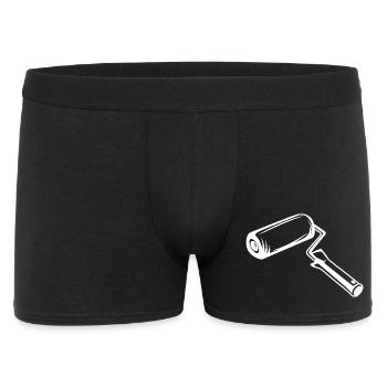 Paint Roller Drawing - Men's Boxer Shorts - black - Front