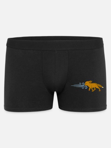 Le renard et le vent - Boxer Homme - noir