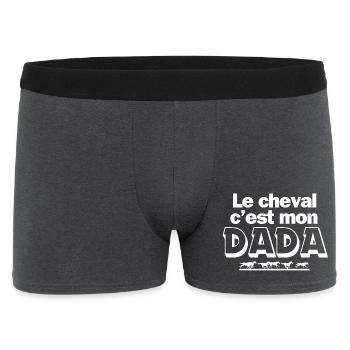 cheval, équitation, club d'équitation - Boxer Homme - charbon - Devant
