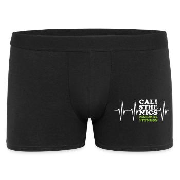 Natural Fitness Calisthenics Sport Pulse Heartbeat - Boxer Homme - noir - Devant