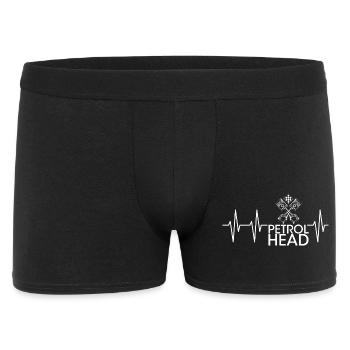 Petrol Head Heartbeat Pulse Engine Turbo Tuner Car - Men's Boxer Shorts - black - Front