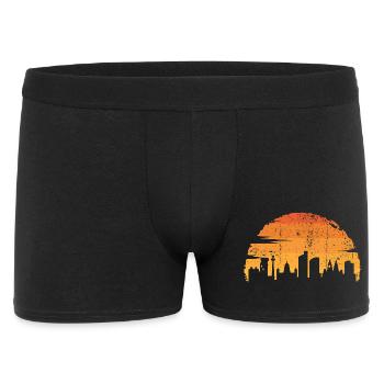 Sunset City Skyline Silhouette - Men's Boxer Shorts - black - Front