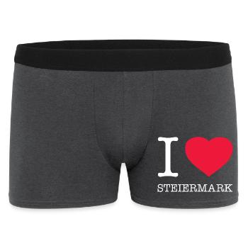 I LOVE STYRIA - Men's Boxer Shorts - charcoal grey - Front