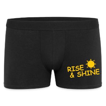 S’ÉLEVER ET BRILLER - Boxer Homme - noir - Devant
