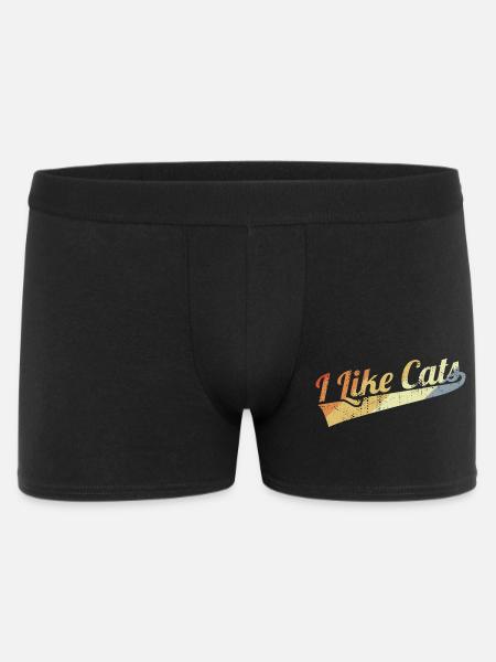 I Like Cats - Men's Boxer Shorts - black