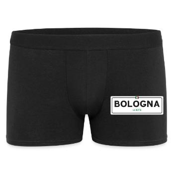 Bologna place name sign - Men's Boxer Shorts - black - Front