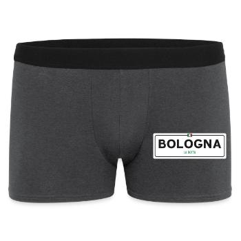 Panneau toponymique de Bologne - Boxer Homme - charbon - Devant