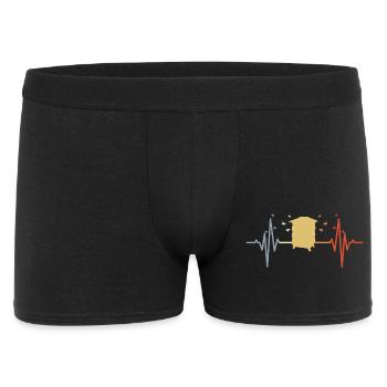 Palpitations de coeur de ruche vintage - Boxer Homme - noir - Devant