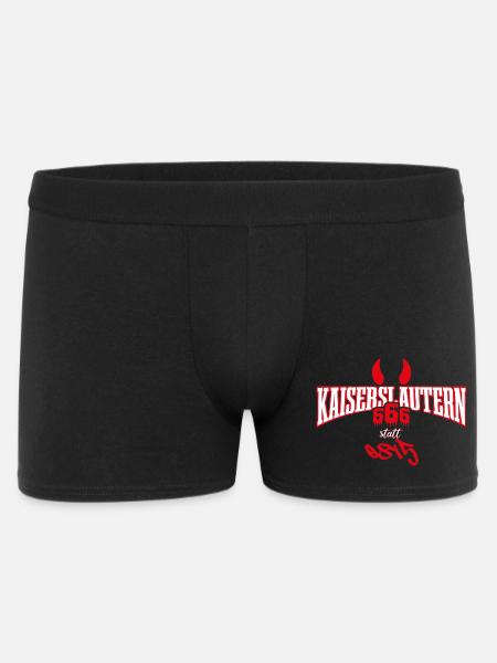 Kaiserslautern Pfalz Stadt Lautre Dialekt - Männer Boxer Shorts - Schwarz