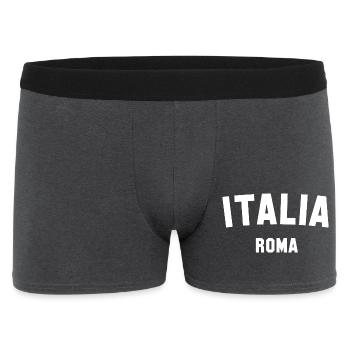 ITALIA Roma Italy Rome - Men's Boxer Shorts - charcoal grey - Front