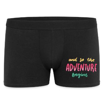 Let's the adventure begins - Men's Boxer Shorts - black - Front
